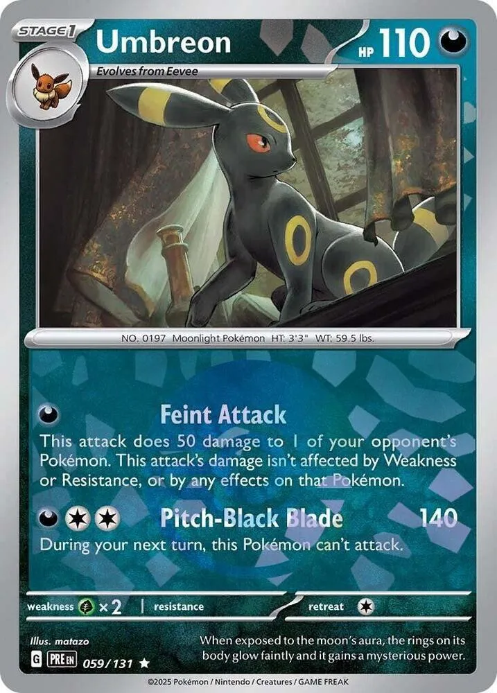 Umbreon — SV: Prismatic Evolutions — Pokémon