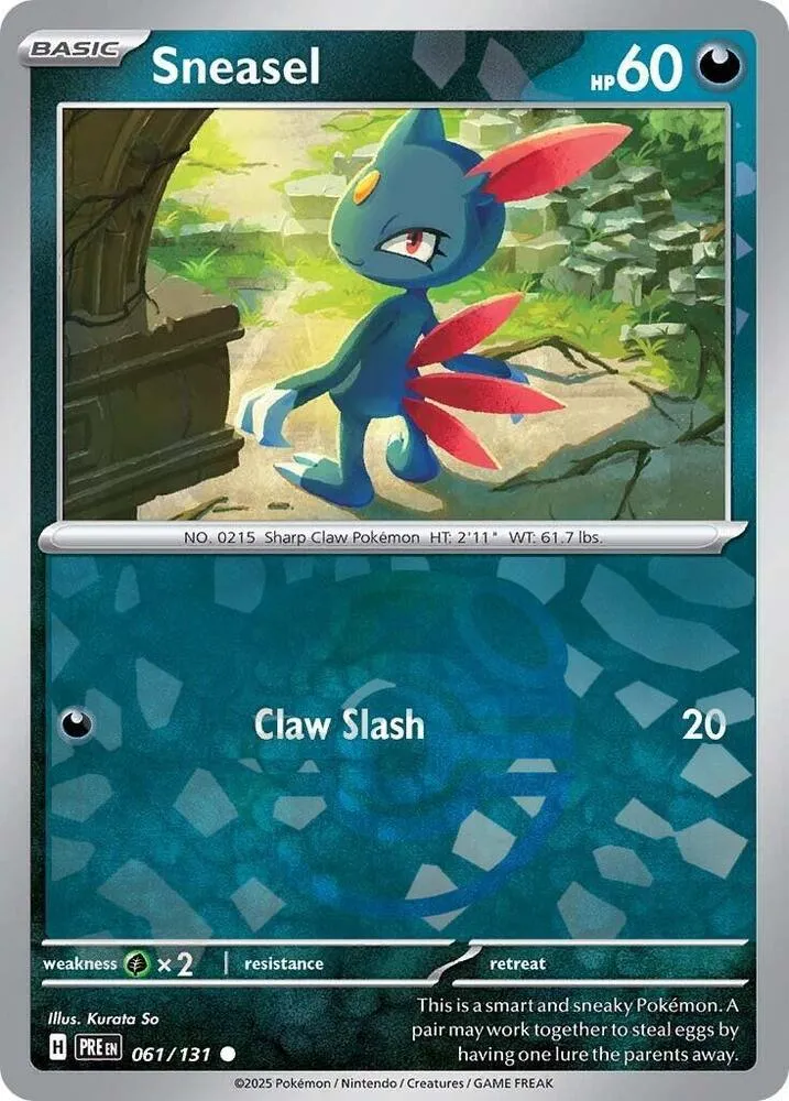 Sneasel — SV: Prismatic Evolutions — Pokémon