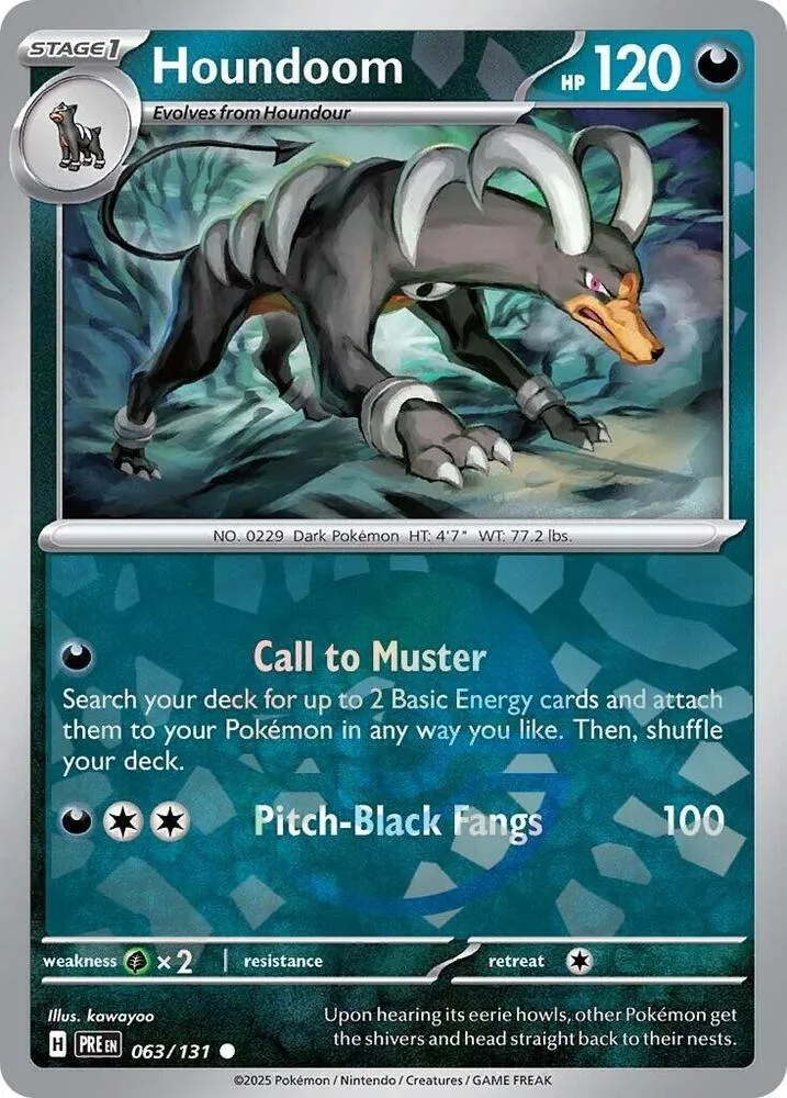 Houndoom — SV: Prismatic Evolutions — Pokémon