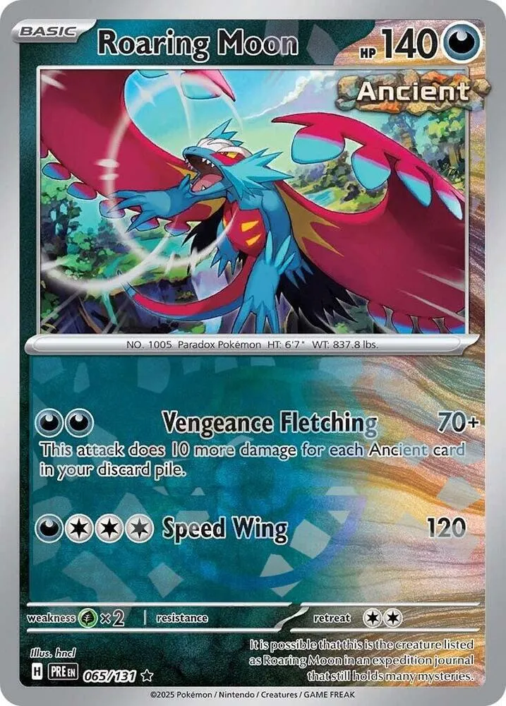 Roaring Moon — SV: Prismatic Evolutions — Pokémon