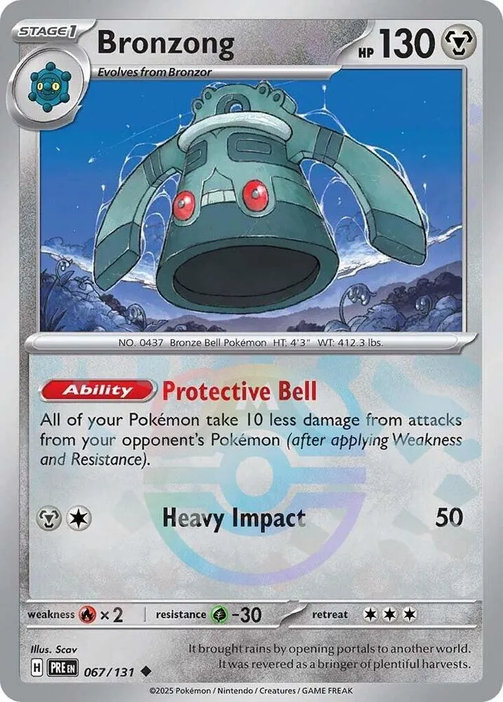 Bronzong — SV: Prismatic Evolutions — Pokémon