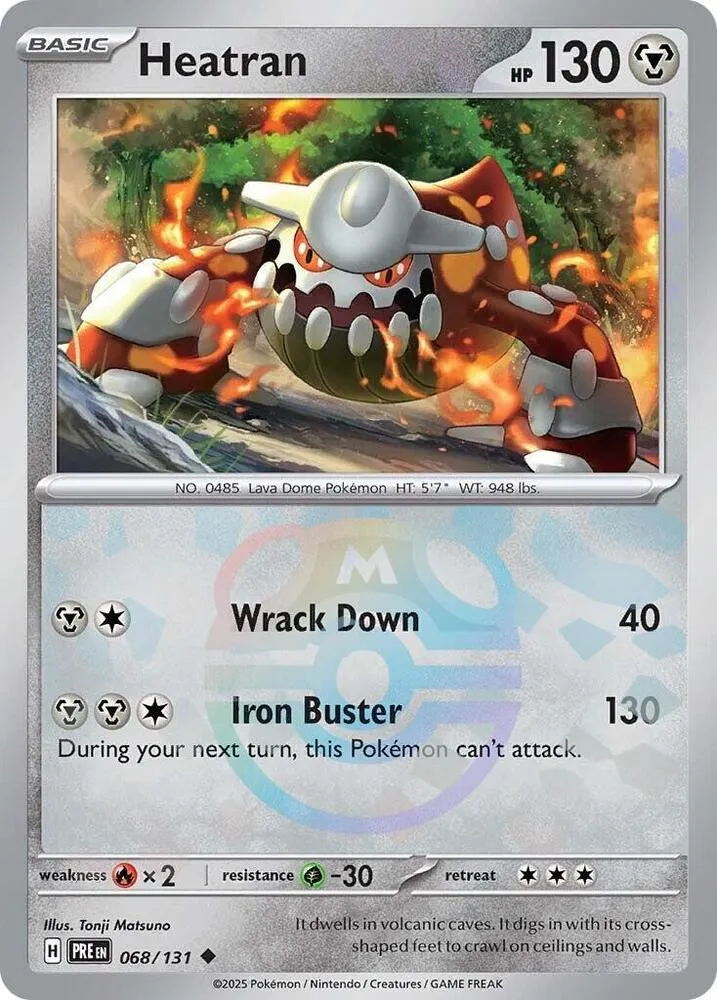 Heatran from SV: Prismatic Evolutions - Pokemon