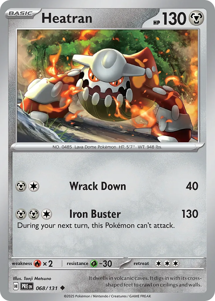 Heatran — SV: Prismatic Evolutions — Pokémon
