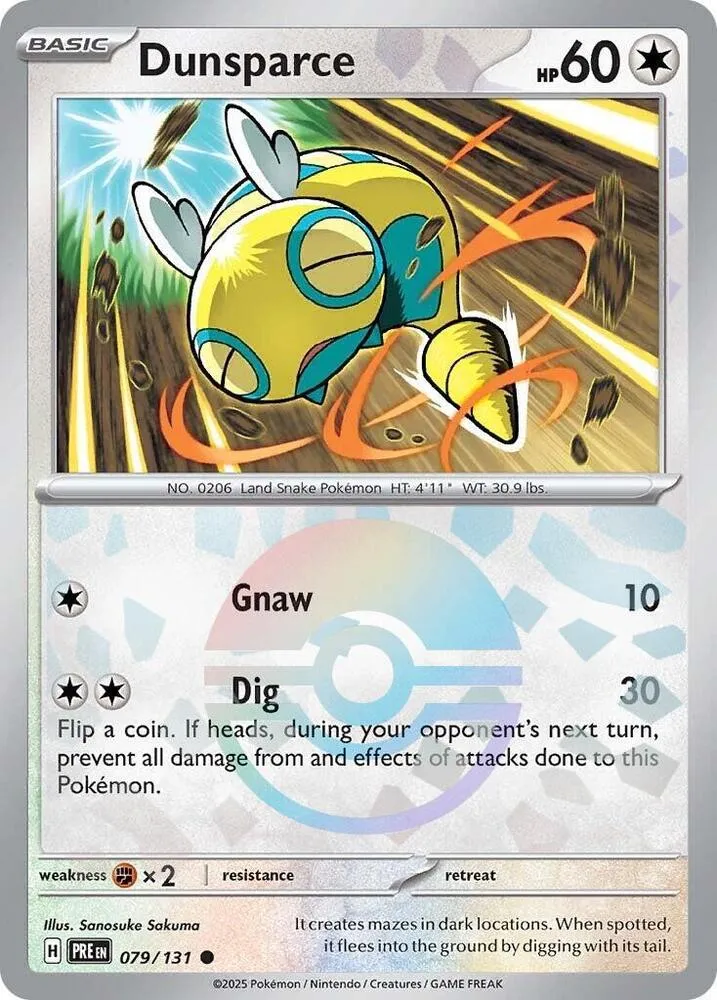 Dunsparce — SV: Prismatic Evolutions — Pokémon
