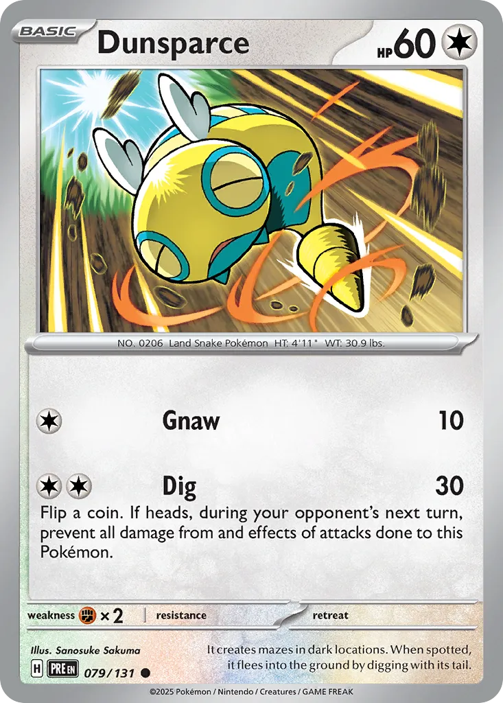 Dunsparce — SV: Prismatic Evolutions — Pokémon