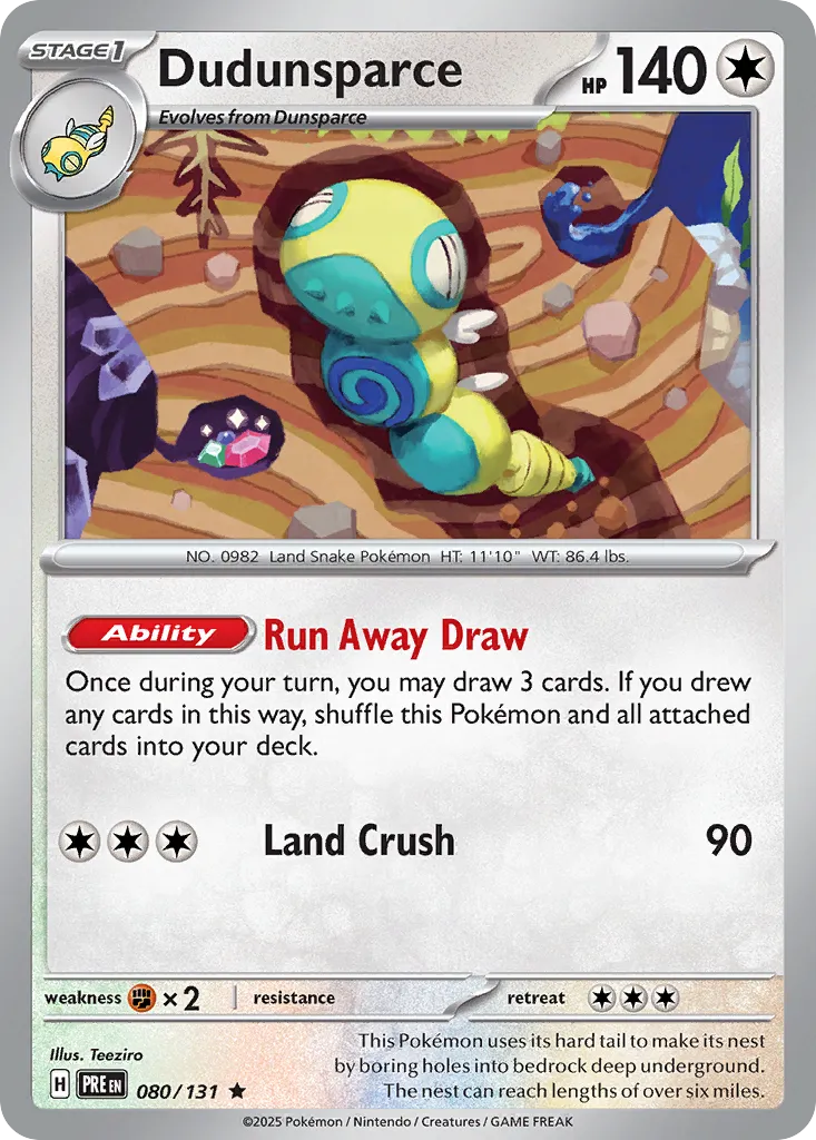 Deusolourdo — SV: Prismatic Evolutions — Pokémon