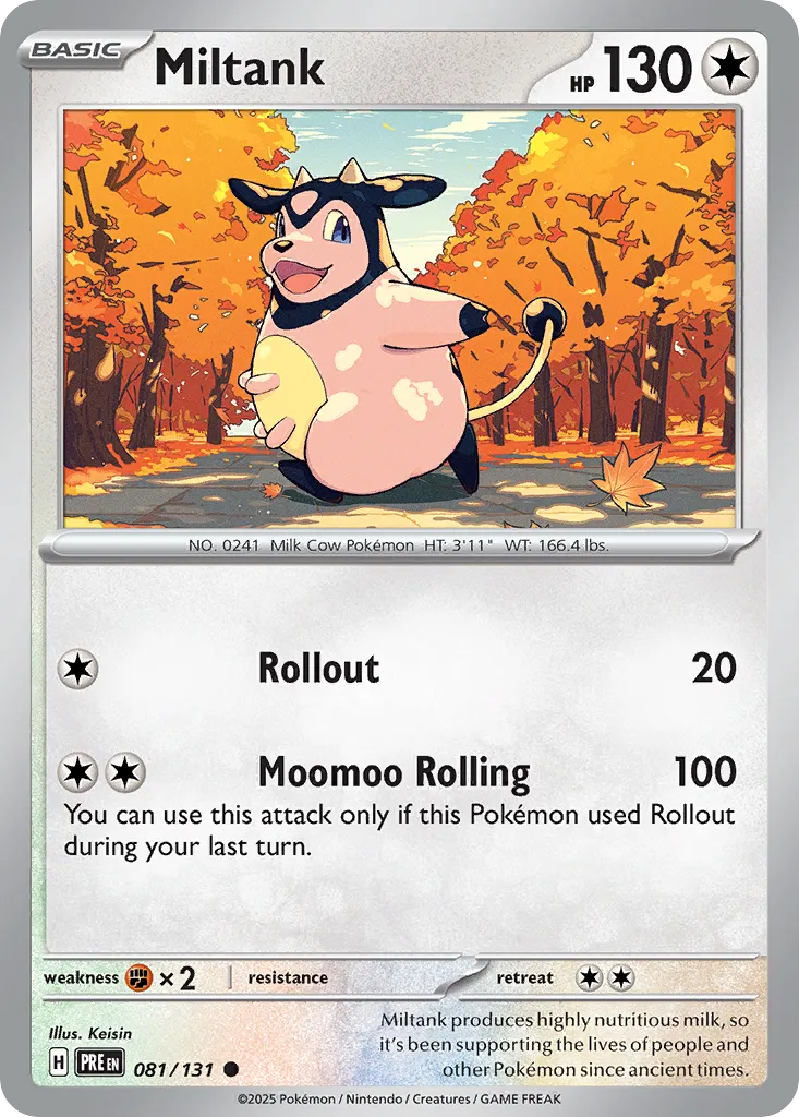 Miltank from SV: Prismatic Evolutions - Pokemon