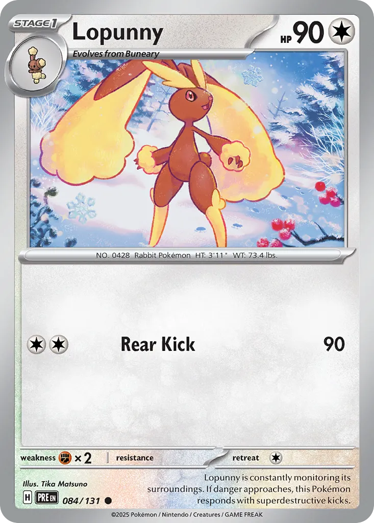 Lopunny — SV: Prismatic Evolutions — Pokémon