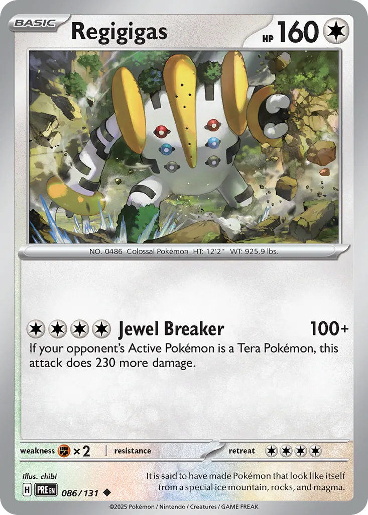 Regigigas — SV: Prismatic Evolutions — Pokémon