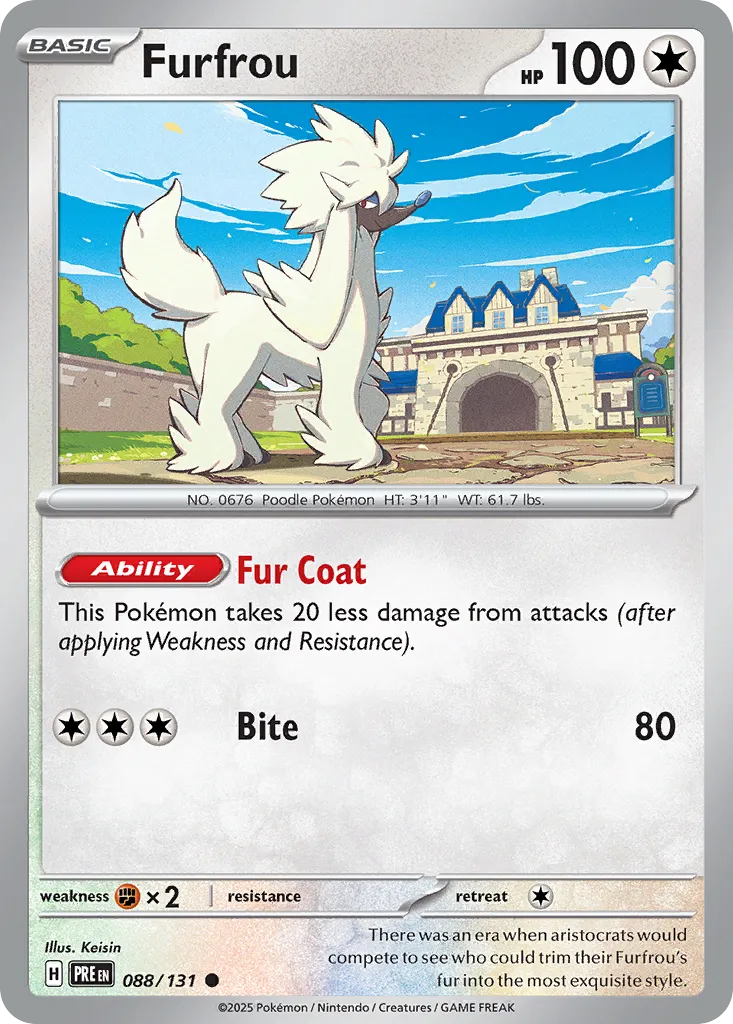 Furfrou — SV: Prismatic Evolutions — Pokémon
