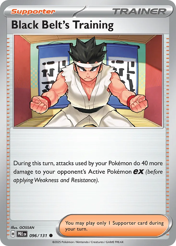 Entraînement de Karatéka — SV: Prismatic Evolutions — Pokémon