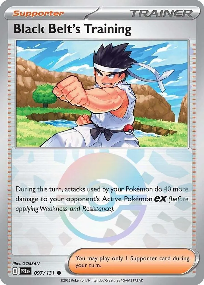 Entraînement de Karatéka — SV: Prismatic Evolutions — Pokemon