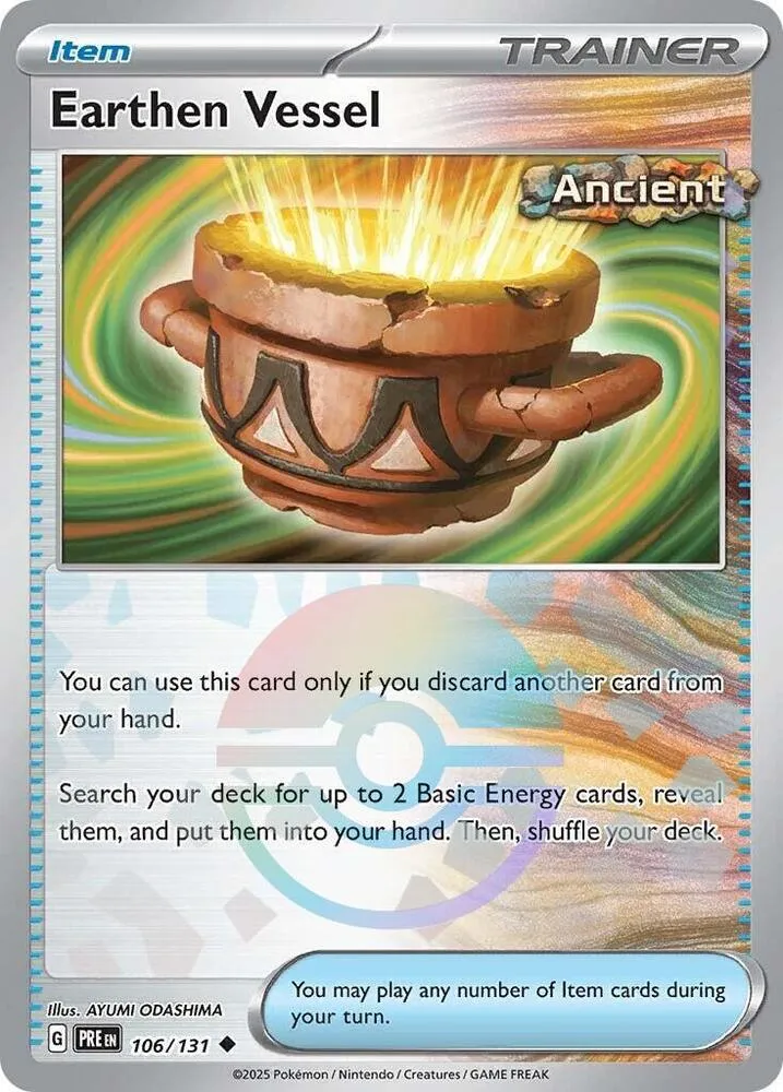 Earthen Vessel — SV: Prismatic Evolutions — Pokémon