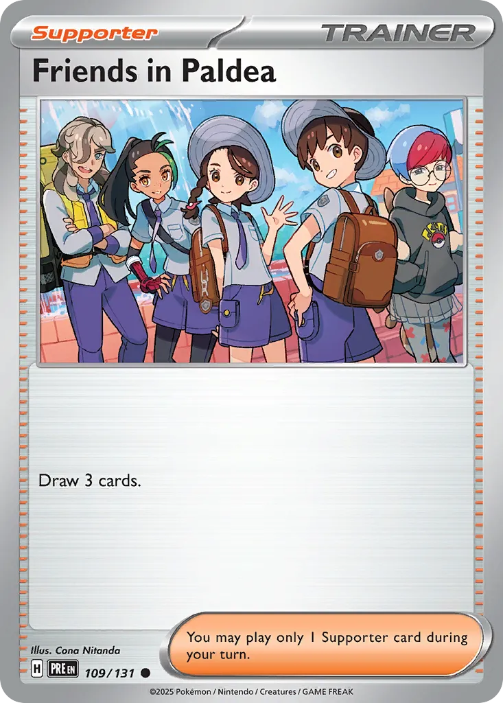 Friends in Paldea — SV: Prismatic Evolutions — Pokémon