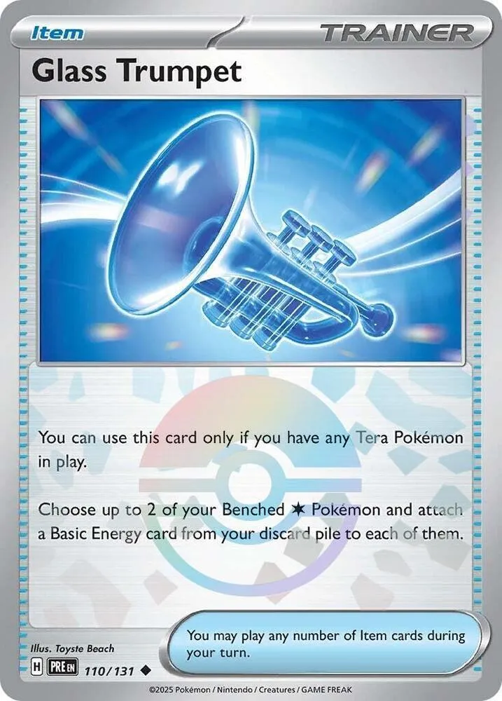 Trompette de Verre — SV: Prismatic Evolutions — Pokémon