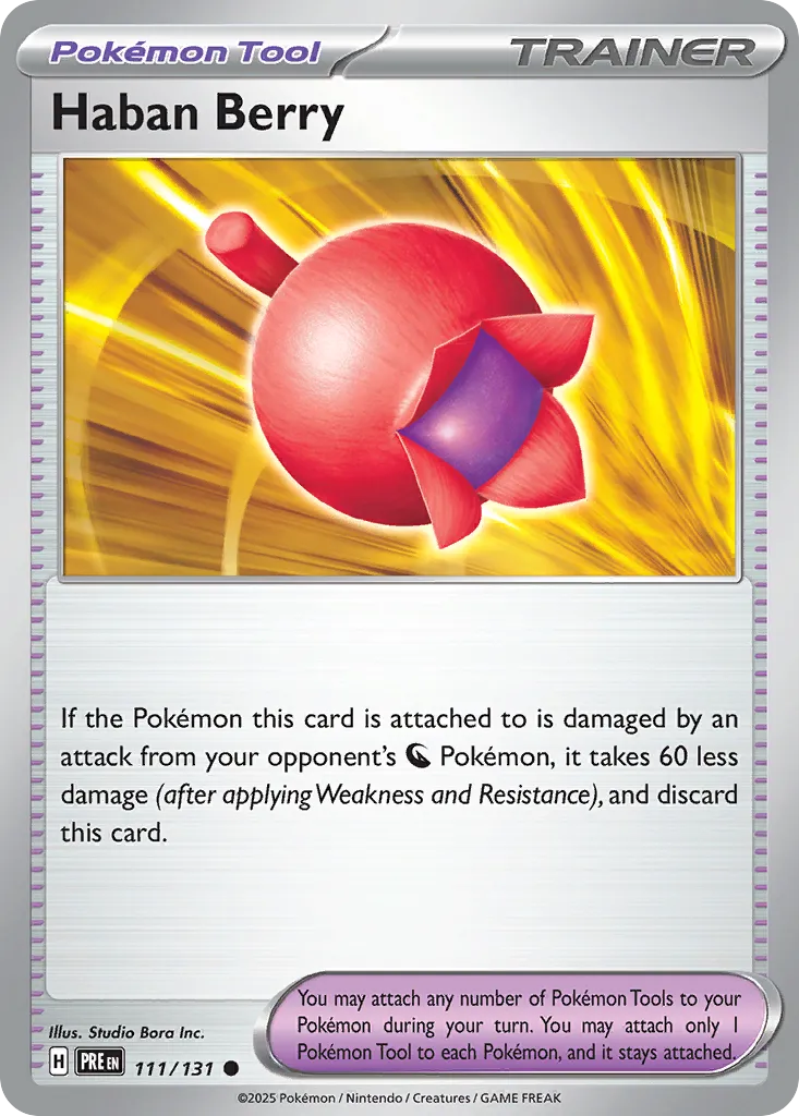 Haban Berry — SV: Prismatic Evolutions — Pokémon