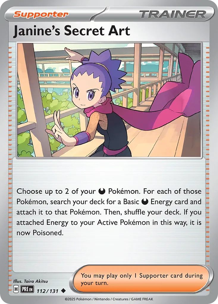 Janine's Secret Art — SV: Prismatic Evolutions — Pokémon