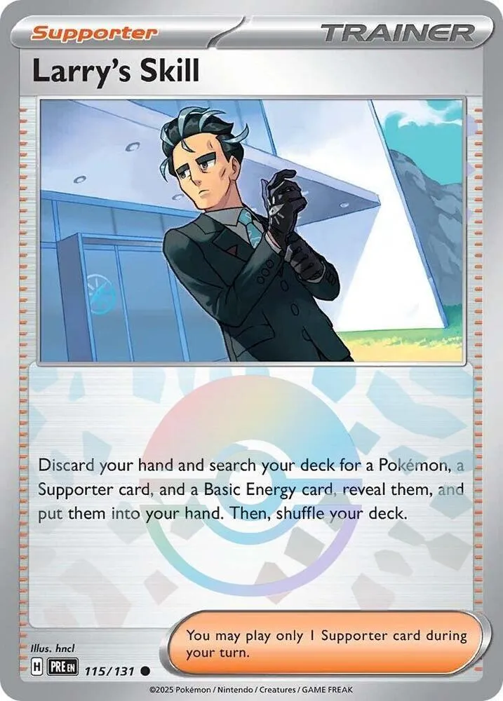 Larry's Skill — SV: Prismatic Evolutions — Pokémon