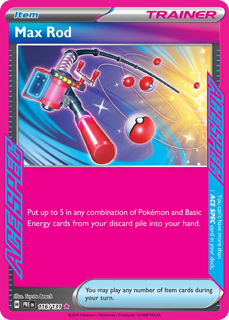 Max Rod — SV: Prismatic Evolutions — Pokémon