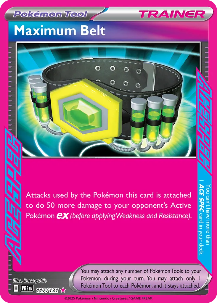 Maximum Belt — SV: Prismatic Evolutions — Pokemon
