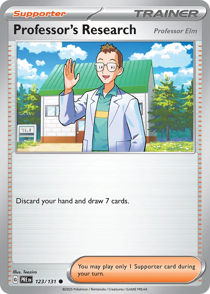 Professor's Research — SV: Prismatic Evolutions — Pokémon