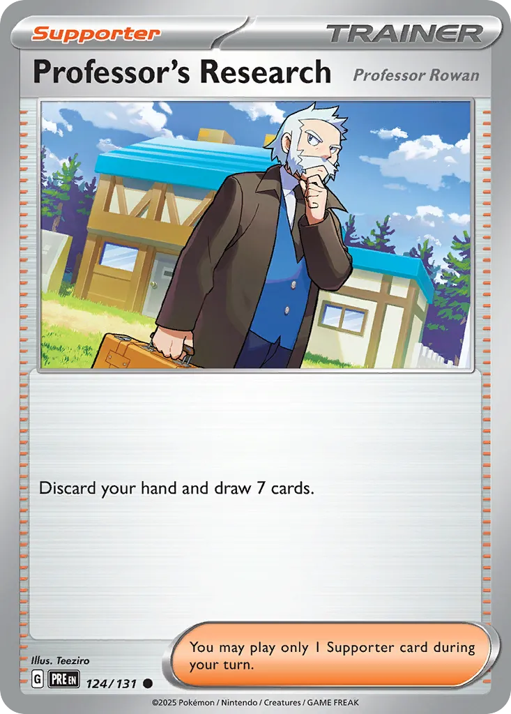 Professor's Research — SV: Prismatic Evolutions — Pokémon
