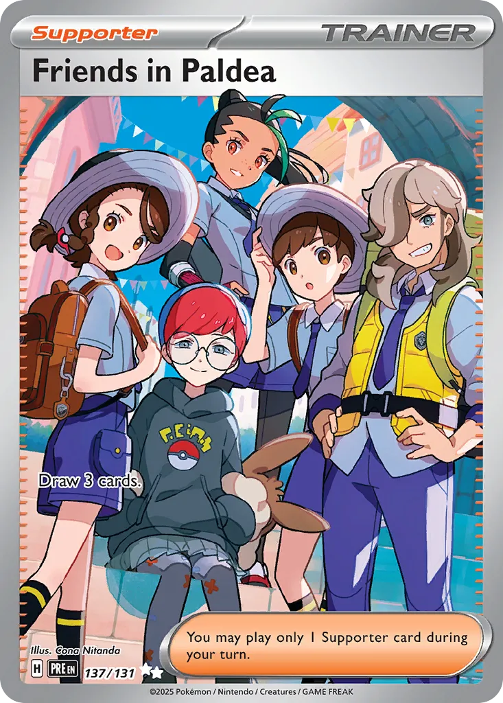 Friends in Paldea — SV: Prismatic Evolutions — Pokémon
