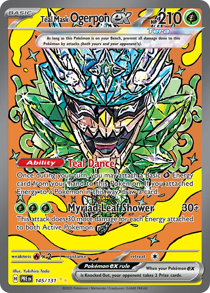 Teal Mask Ogerpon ex — SV: Prismatic Evolutions — Pokémon