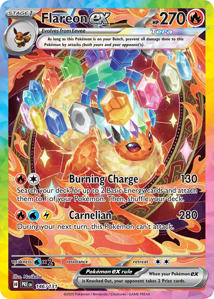 Flareon ex — SV: Prismatic Evolutions — Pokemon