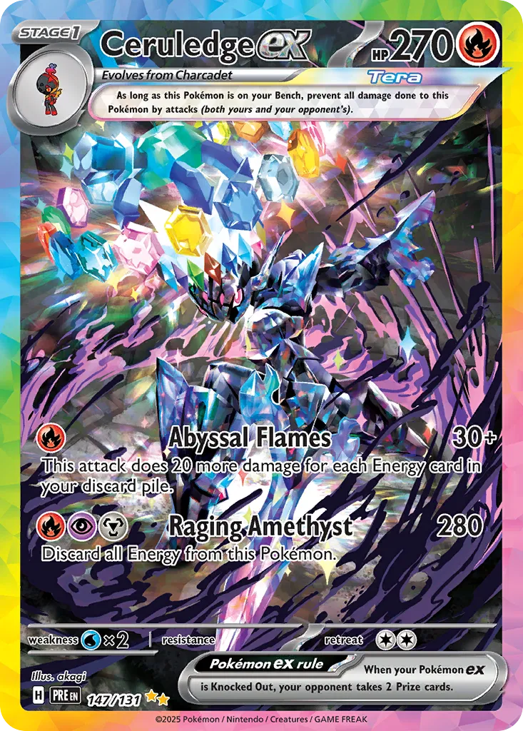 Ceruledge ex — SV: Prismatic Evolutions — Pokemon