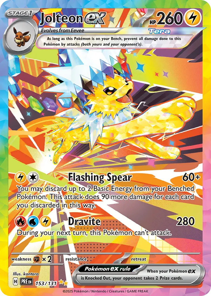 Jolteon ex — SV: Prismatic Evolutions — Pokemon