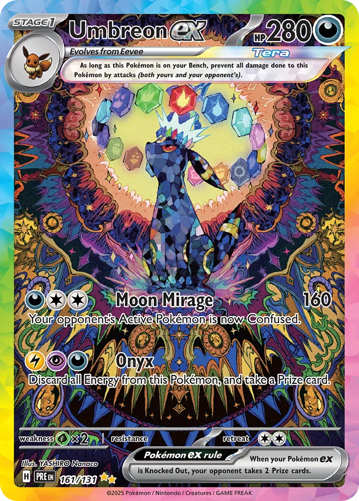 Umbreon ex from SV: Prismatic Evolutions - Pokemon