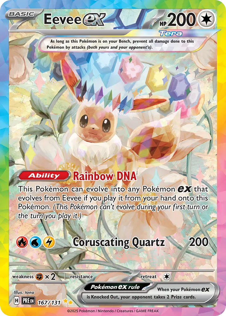 Eevee ex — SV: Prismatic Evolutions — Pokemon