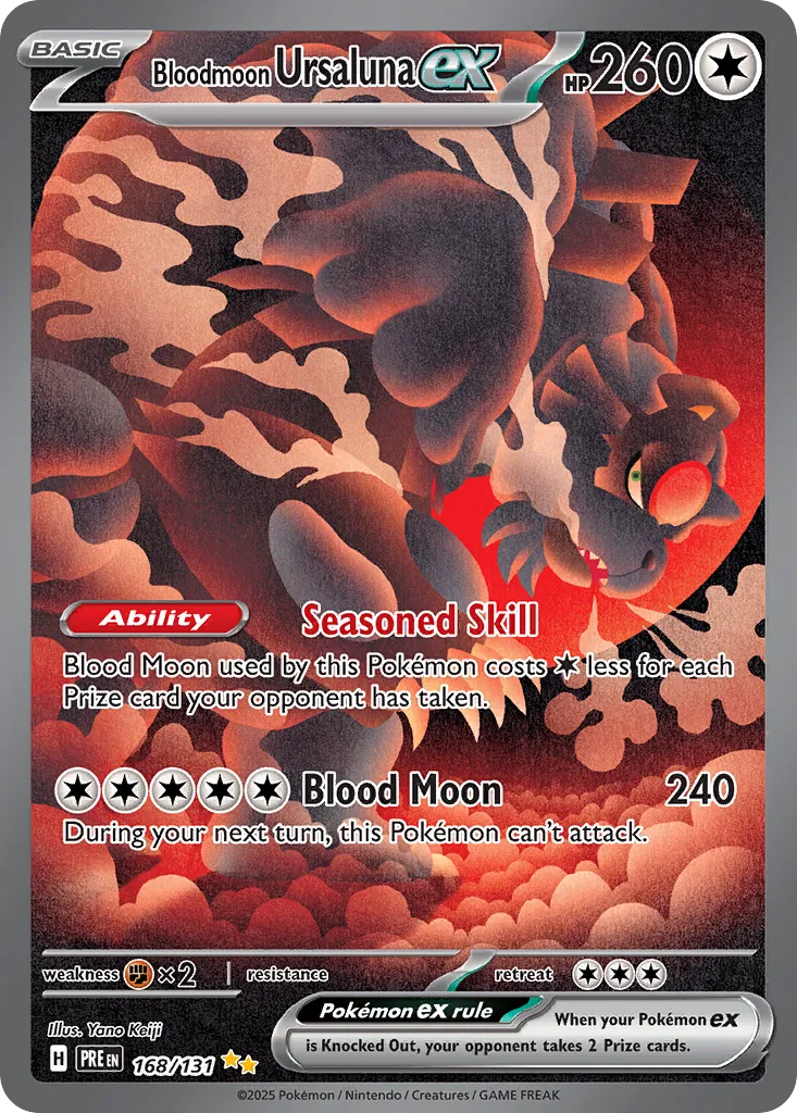 Bloodmoon Ursaluna ex — SV: Prismatic Evolutions — Pokemon