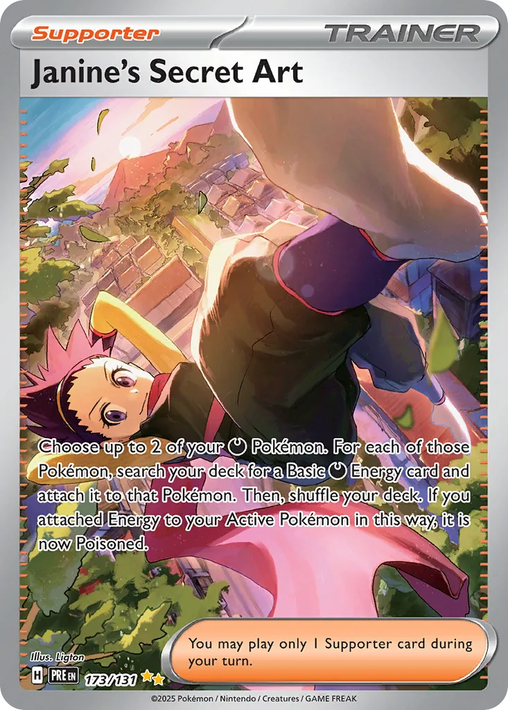 Janine's Secret Art — SV: Prismatic Evolutions — Pokémon