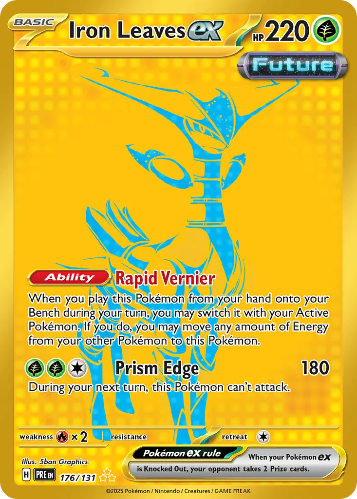 Iron Leaves ex — SV: Prismatic Evolutions — Pokémon