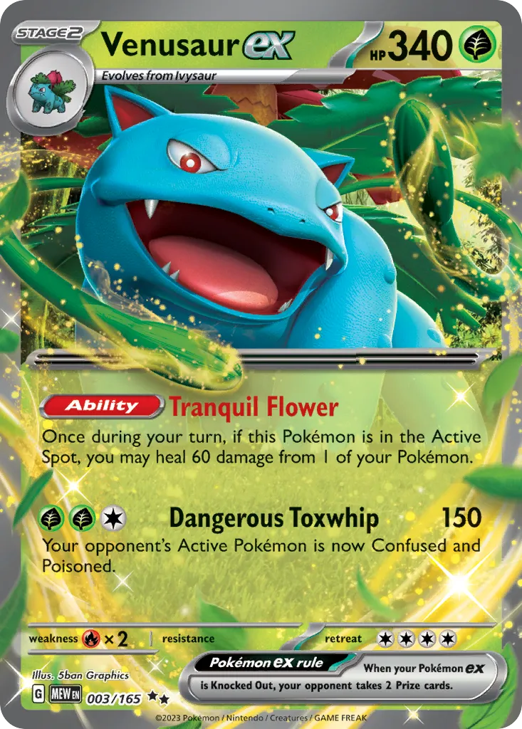 Venusaur ex — SV: Scarlet & Violet 151 — Pokémon