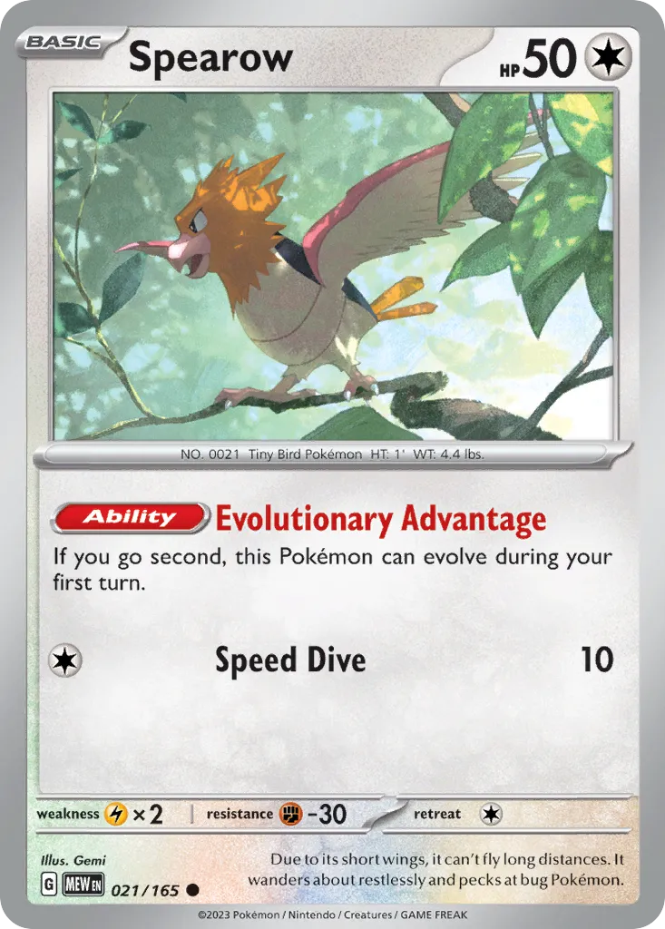 Piafabec — SV: Scarlet & Violet 151 — Pokémon