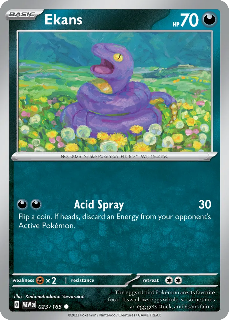 Ekans — SV: Scarlet & Violet 151 — Pokémon