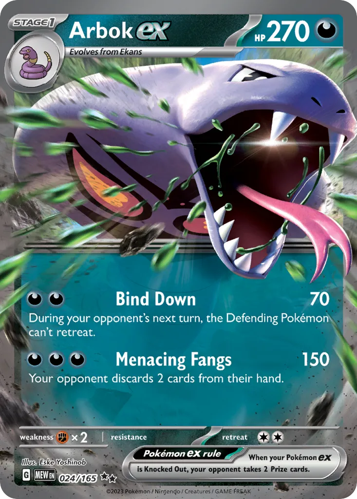 Arbok ex — SV: Scarlet & Violet 151 — Pokémon