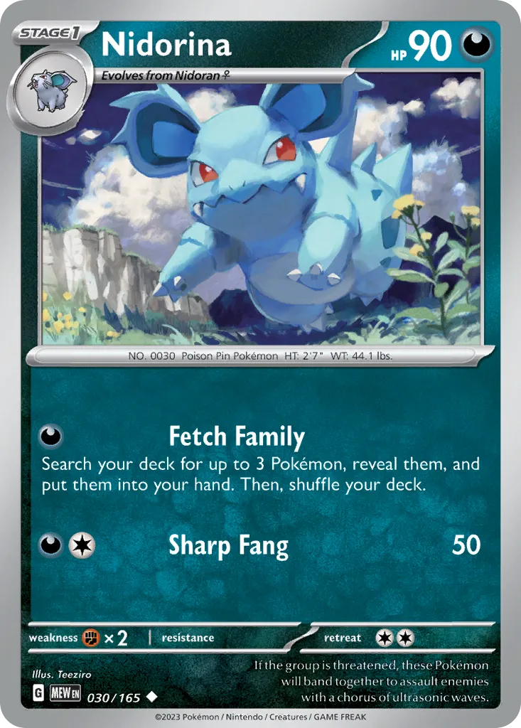 Nidorina — SV: Scarlet & Violet 151 — Pokémon