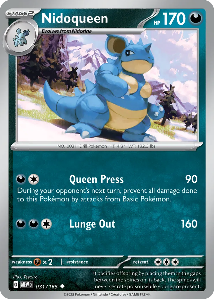 Nidoqueen — SV: Scarlet & Violet 151 — Pokémon