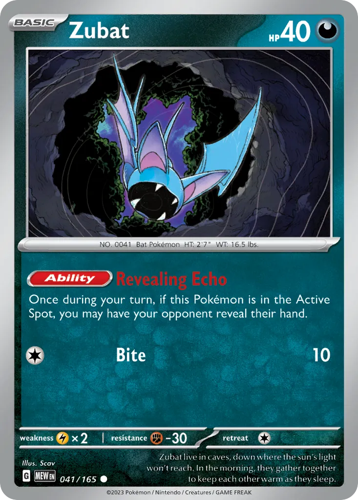 Nosferapti — SV: Scarlet & Violet 151 — Pokémon