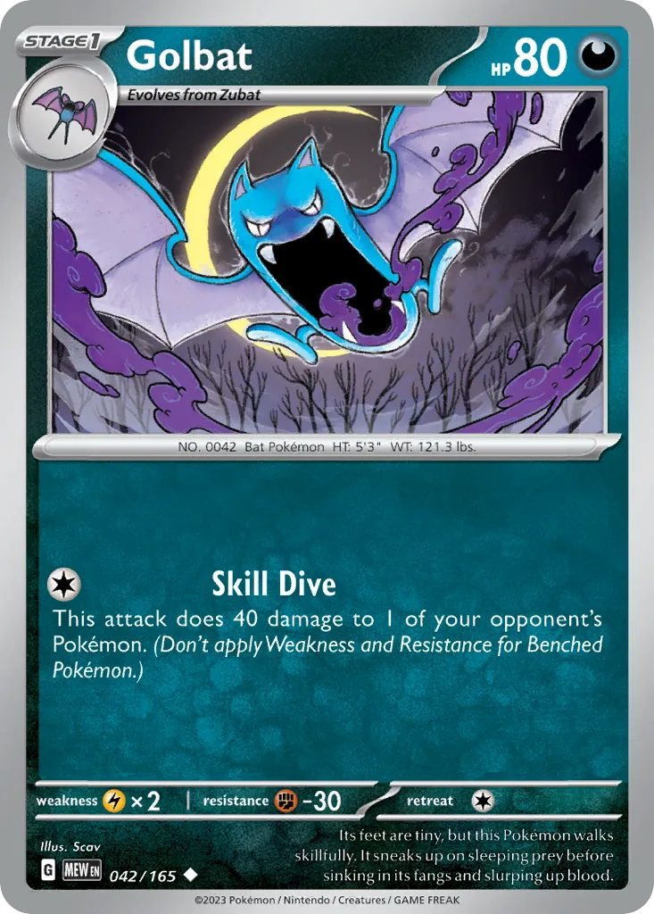 Golbat — SV: Scarlet & Violet 151 — Pokémon