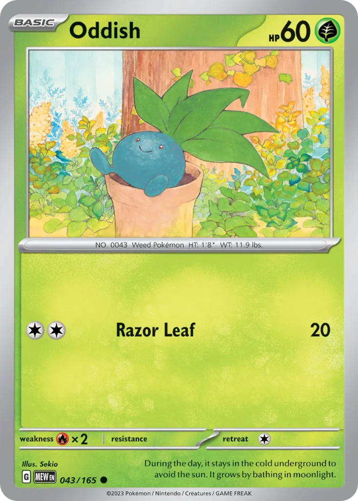 Oddish — SV: Scarlet & Violet 151 — Pokémon