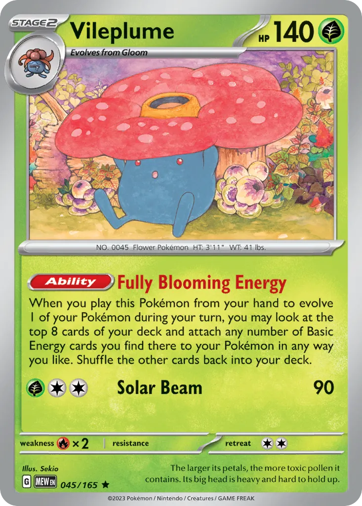 Vileplume — SV: Scarlet & Violet 151 — Pokémon
