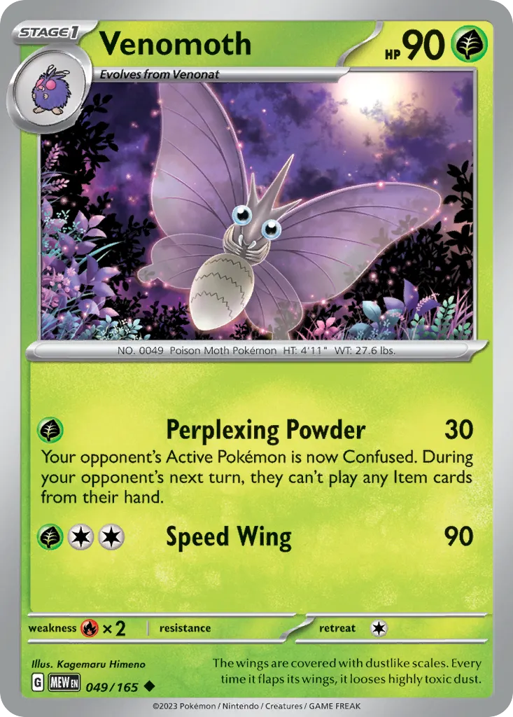 Venomoth — SV: Scarlet & Violet 151 — Pokémon