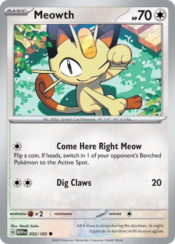 Meowth — SV: Scarlet & Violet 151 — Pokémon