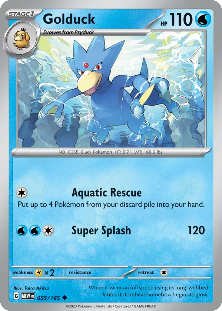 Golduck — SV: Scarlet & Violet 151 — Pokémon