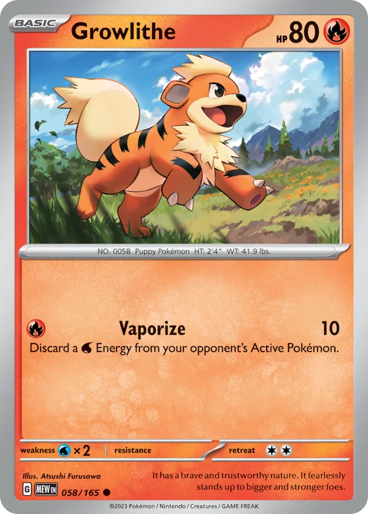 Growlithe — SV: Scarlet & Violet 151 — Pokémon